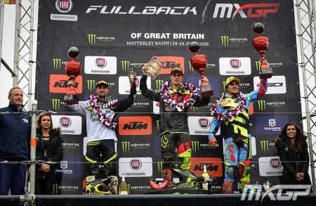 MXGP Podium GB/Foto: MXGP