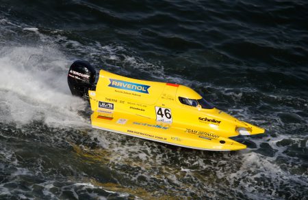 UIM F1H2O World Championship - Grand Prix of Sharjah - UAE - December 13-15, 2018 F4S Race2 Photo:Simon Palfrader© Editorial use only